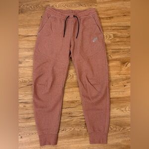 Nike Tech Fleece Joggers - Redstone Heather - Men’s Medium